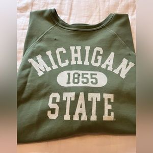 vintage michigan state sweatshirt